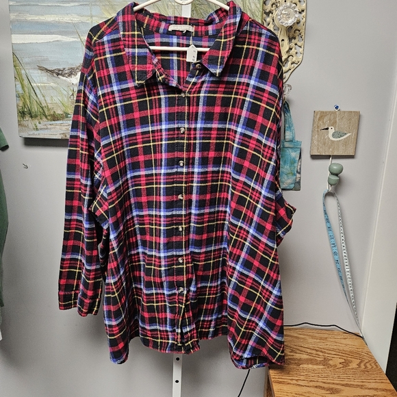 Woman within flannel size 5x - Picture 2 of 4
